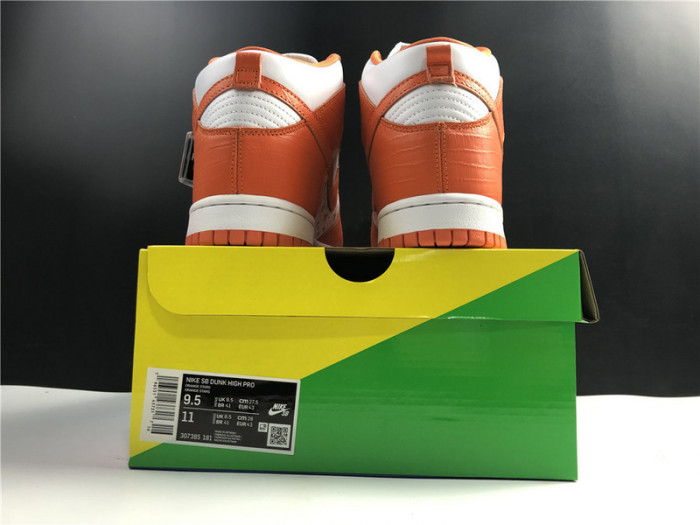 nike dunk high pro sb orange 307385-181