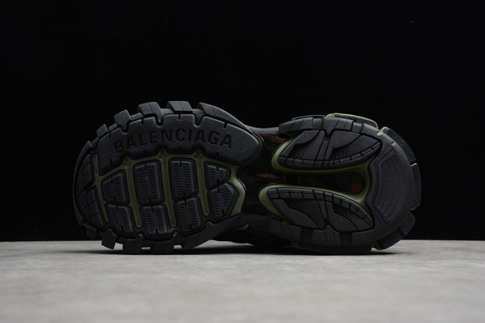 bl track trainers sneaker green black a11902