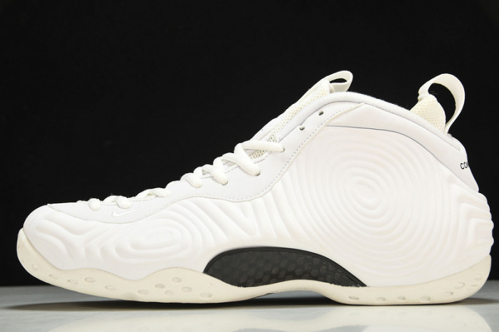 nike air foamposite one x comme des garcons cdg white dj7952-100