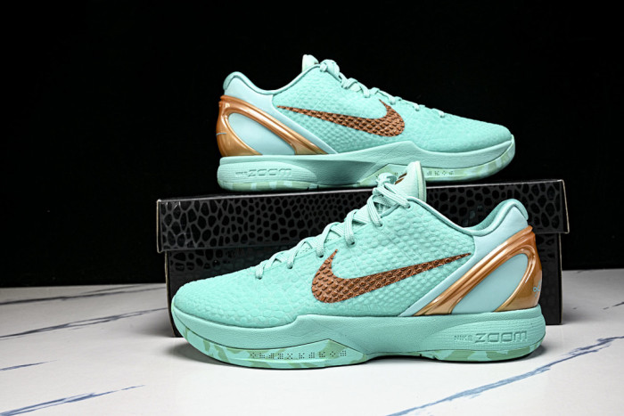 Jalen Brunson x Nike Kobe 6 Protro “Statue of Liberty” IQ5774-300