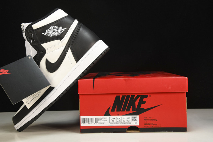 nike air jordan 1 retro high 85 black white bq4422-001