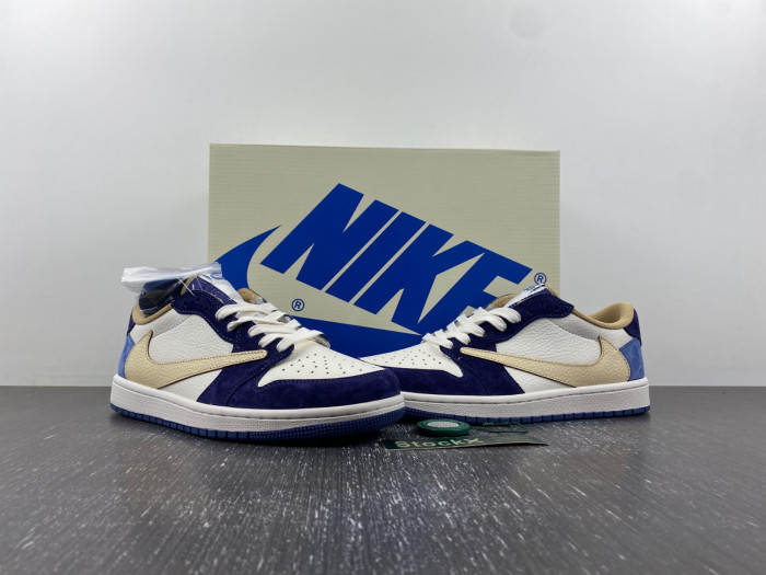 travis scott x air jordan 1 ow dm7866-808